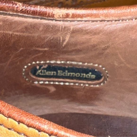 Allen Edmonds “McGregor” Wing Tip Oxford in Walnut Mens Size 8.5D - Picture 14 of 14